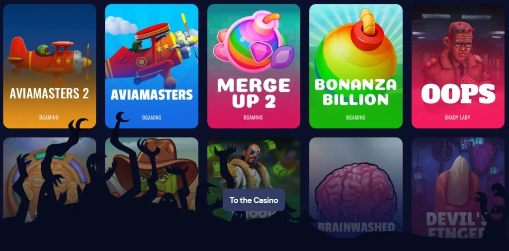 Rockbet Casino affiliate landing preview